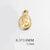 1 Piece Simple Style Human Letter Metal Plating Pendant Jewelry Accessories