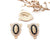 1 Piece Simple Style Human Oval Alloy Enamel Plating Inlay Connector Jewelry Accessories