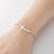 1 Piece Simple Style Letter Stainless Steel Plating Bracelets