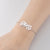 1 Piece Simple Style Letter Stainless Steel Plating Bracelets