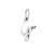 1 Piece Simple Style Letter Stainless Steel Plating Pendant Jewelry Accessories