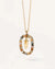 1 Piece Simple Style Letter Sterling Silver Inlay Zircon Pendant Necklace