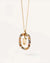 1 Piece Simple Style Letter Sterling Silver Inlay Zircon Pendant Necklace