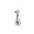 1 Piece Simple Style Musical Instrument Alloy Plating Pendant Jewelry Accessories