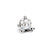 1 Piece Minimalist Pumpkin Car Alloy Inlay Rhinestones Jewelry Accessories