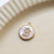 1 Piece Simple Style Round Letter Copper Plating Inlay Jewelry Accessories