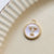 1 Piece Simple Style Round Letter Copper Plating Inlay Jewelry Accessories