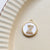 1 Piece Simple Style Round Letter Copper Plating Inlay Jewelry Accessories