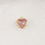 1 Piece Simple Style Shiny Heart Shape Copper Inlay Pendant Jewelry Accessories