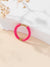 1 Piece Simple Style Solid Color Enamel Stainless Steel Earrings