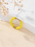 1 Piece Simple Style Solid Color Enamel Stainless Steel Earrings