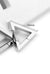 1 Piece Simple Style Solid Color Plating Stainless Steel Silver Plated Earrings