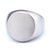 1 Piece Simple Style Solid Color Stainless Steel Plating Rings