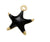 1 Piece Simple Style Star Copper Enamel Jewelry Accessories