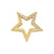 1 Piece Minimalist Star Moon Copper Plating Inlay Jewelry Accessories