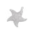 1 Piece Simple Style Starfish Copper Plating Inlay Jewelry Accessories