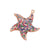 1 Piece Minimalist Starfish Copper Plating Inlay Jewelry Accessories