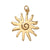 1 Piece Simple Style Sun Copper Plating Jewelry Accessories