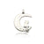 1 Piece Minimalist Sun Star Moon Alloy Plating Pendant Jewelry Accessories