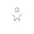 1 Piece Minimalist Sun Star Moon Alloy Plating Pendant Jewelry Accessories