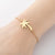 1 Piece Simple Style Tree Coconut Tree Titanium Steel Plating Hollow Out Bracelets