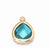 1 Piece Simple Style Water Droplets Copper Plating Inlay Pendant Jewelry Accessories