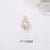 1 Piece Simple Style Water Droplets Copper Plating Inlay Pendant Jewelry Accessories