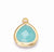 1 Piece Simple Style Water Droplets Copper Plating Inlay Pendant Jewelry Accessories