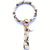 1 Piece Simple Style Zebra Leopard Pu Leather Tassel Bag Pendant Keychain