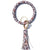 1 Piece Simple Style Zebra Leopard Pu Leather Tassel Bag Pendant Keychain