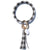 1 Piece Simple Style Zebra Leopard Pu Leather Tassel Bag Pendant Keychain