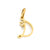 1 Piece Stainless Steel 14K Gold Plated Rose Gold Plated Letter