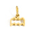 1 Piece Stainless Steel 14K Gold Plated Solid Color