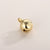 1 Piece Stainless Steel 18K Gold Plated Bell