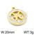 1 Piece Stainless Steel 18K Gold Plated Constellation