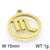 1 Piece Stainless Steel 18K Gold Plated Constellation