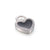 1 Piece Stainless Steel 18K Gold Plated Heart Shape Lock