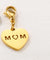 1 Piece Stainless Steel 18K Gold Plated Letter Heart Shape