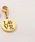 1 Piece Stainless Steel 18K Gold Plated Letter Heart Shape