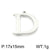 1 Piece Stainless Steel 18K Gold Plated Letter