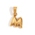 1 Piece Stainless Steel 18K Gold Plated Polished Pendant