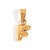 1 Piece Stainless Steel 18K Gold Plated Polished Pendant