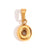 1 Piece Stainless Steel 18K Gold Plated Polished Pendant