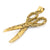 1 Piece Stainless Steel 18K Gold Plated Scissors Snake Eagle