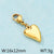 1 Piece Stainless Steel 18K Gold Plated Solid Color