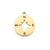 1 Piece Stainless Steel 18K Gold Plated Star