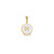 1 Piece Stainless Steel Gold Plated Letter Pendant