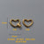 1 Piece Stainless Steel Heart Shape