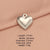 1 Piece Stainless Steel None 18K Gold Plated Heart Shape Pendant