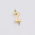 1 Piece Stainless Steel None 18K Gold Plated Rose Gold Plated Letter Pendant